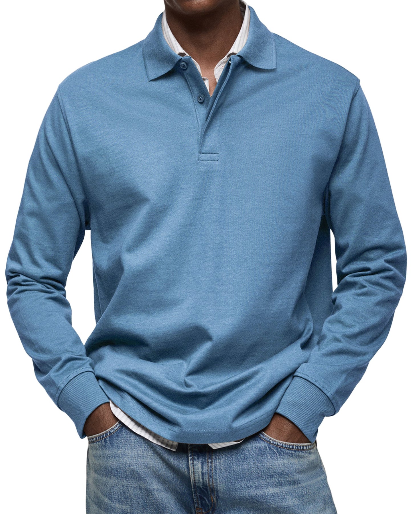 Alexandre™ | Polo S Dlouhým Rukávem Casual