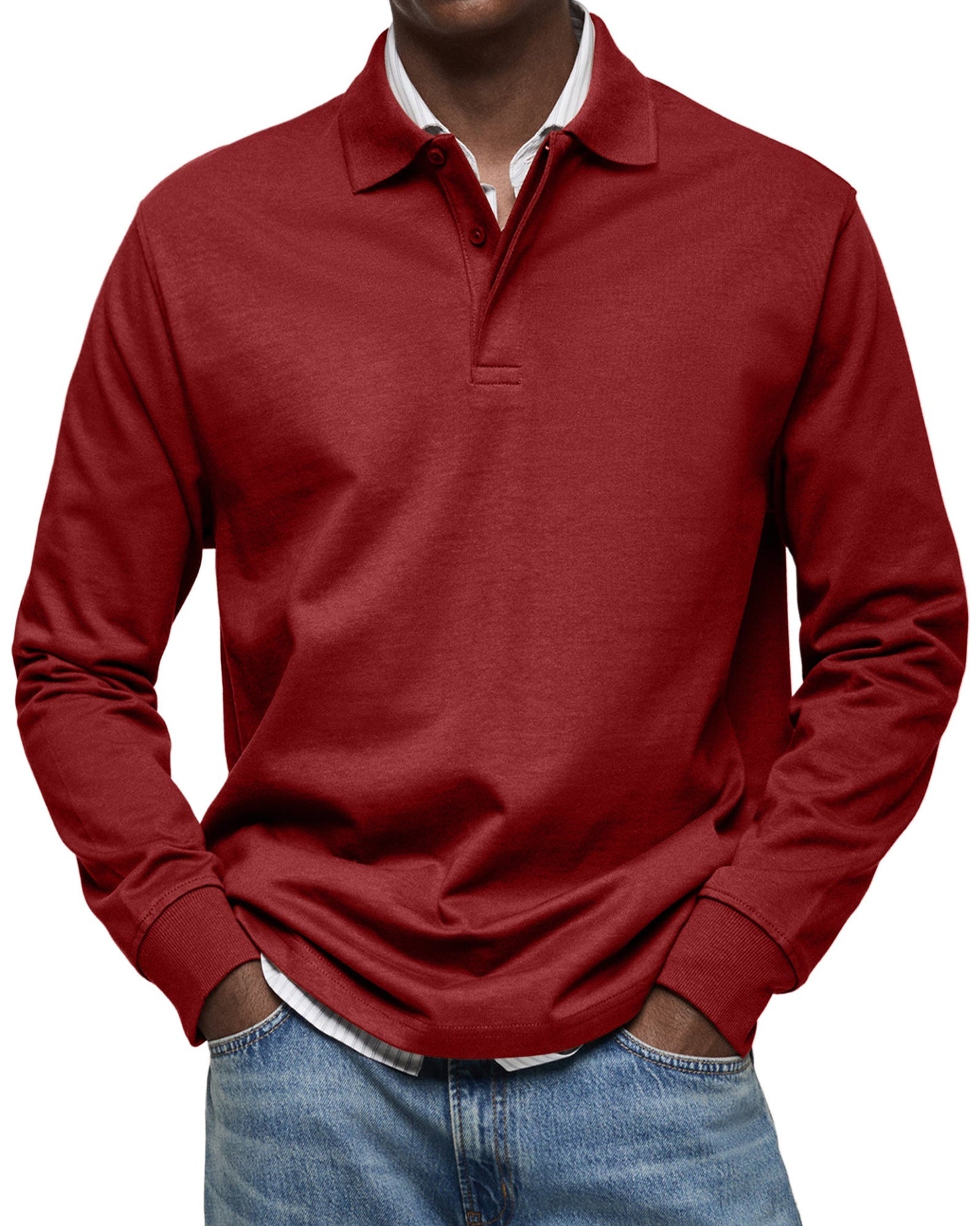 Alexandre™ | Polo S Dlouhým Rukávem Casual