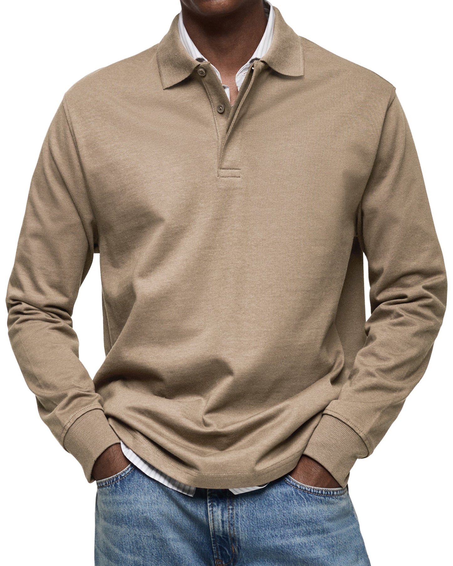 Alexandre™ | Polo S Dlouhým Rukávem Casual