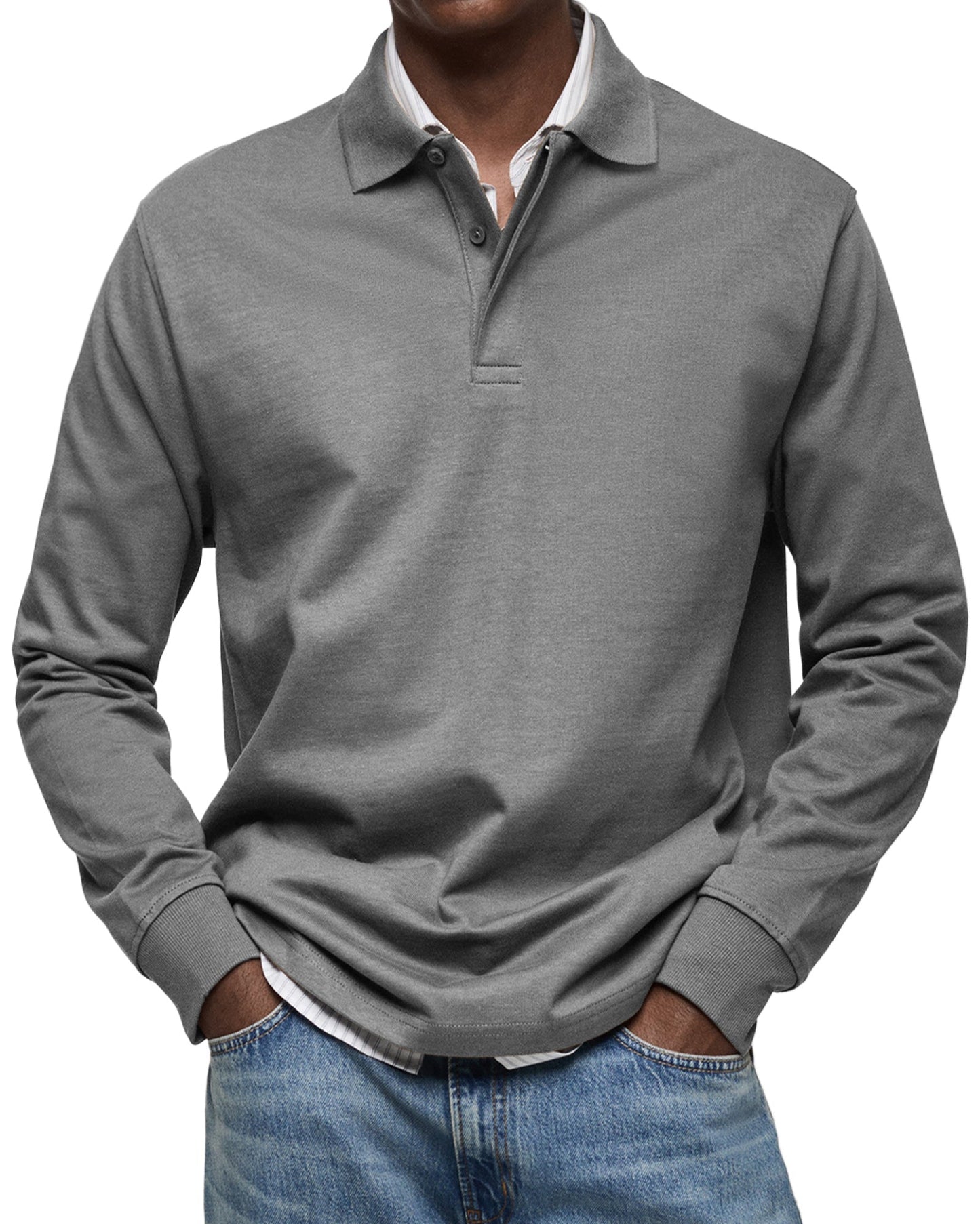 Alexandre™ | Polo S Dlouhým Rukávem Casual
