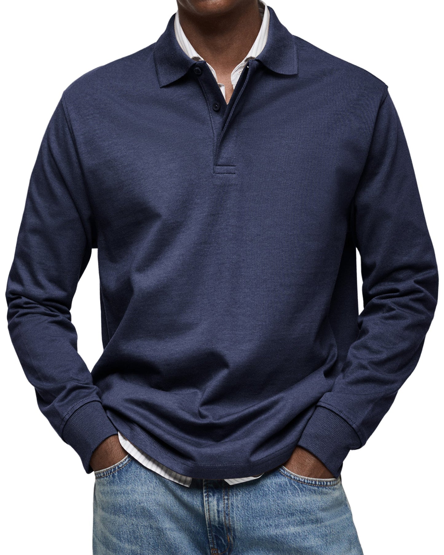 Alexandre™ | Polo S Dlouhým Rukávem Casual