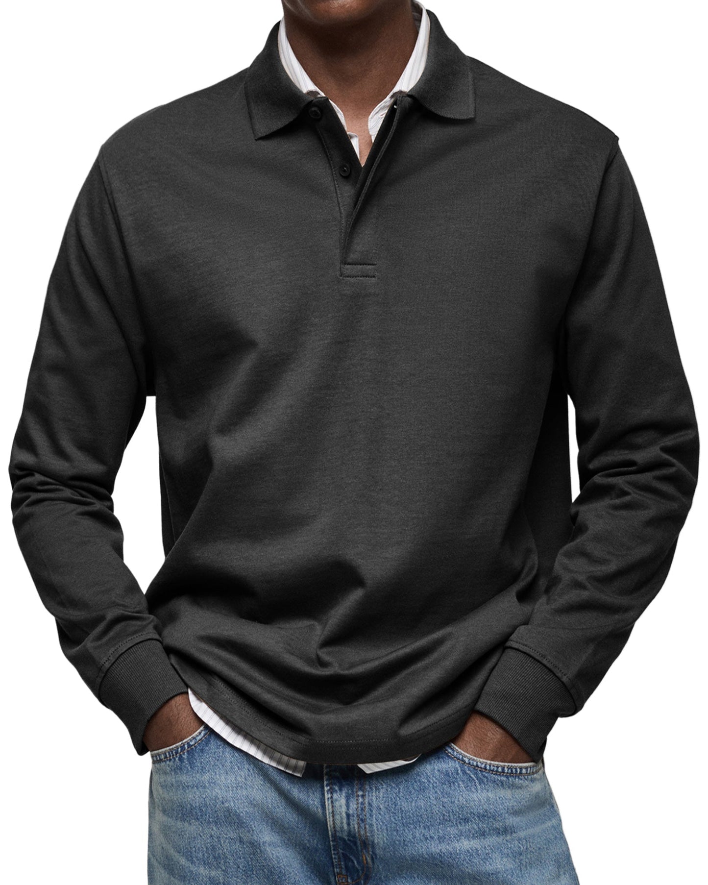 Alexandre™ | Polo S Dlouhým Rukávem Casual