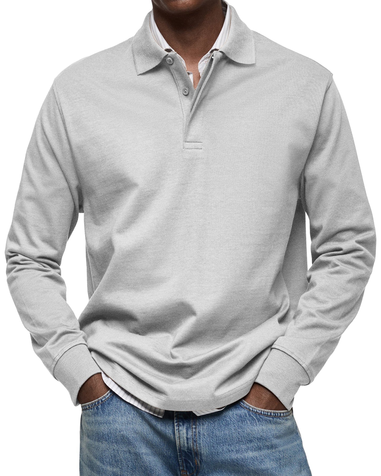 Alexandre™ | Polo S Dlouhým Rukávem Casual