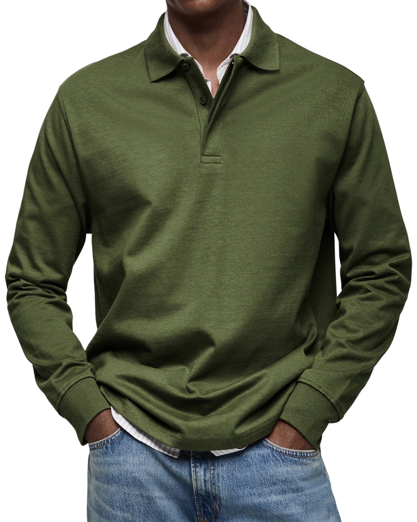 Alexandre™ | Polo S Dlouhým Rukávem Casual