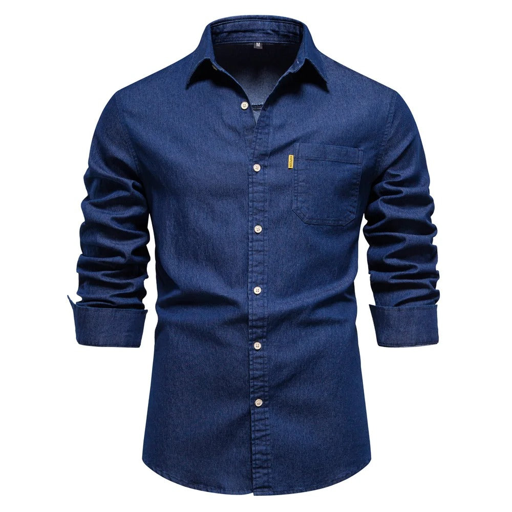 Paul™ | Pánská košile z denimu a bavlny