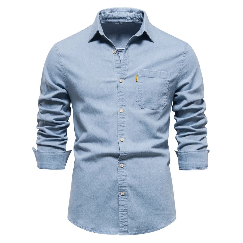 Paul™ | Pánská košile z denimu a bavlny