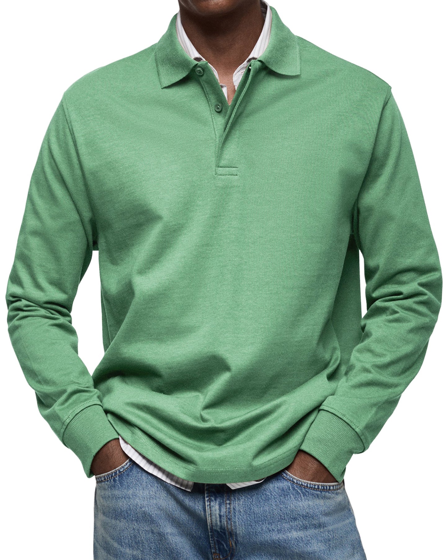 Alexandre™ | Polo S Dlouhým Rukávem Casual