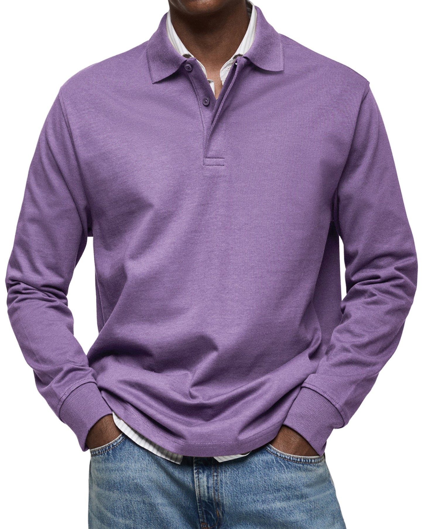 Alexandre™ | Polo S Dlouhým Rukávem Casual